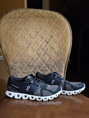 ON Cloud 5 Combo Swiss Engineering Black White Sneakers Running Shoes